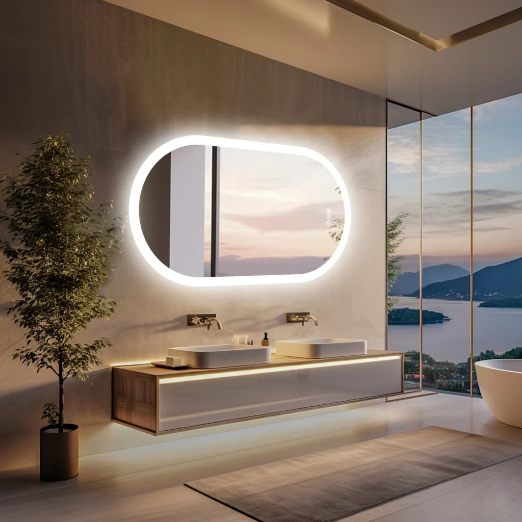  LED bathroom mirror